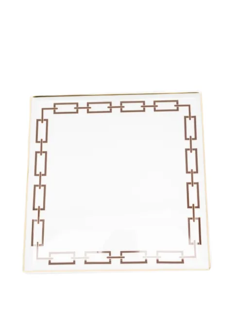GINORI 1735 chain-border square tray