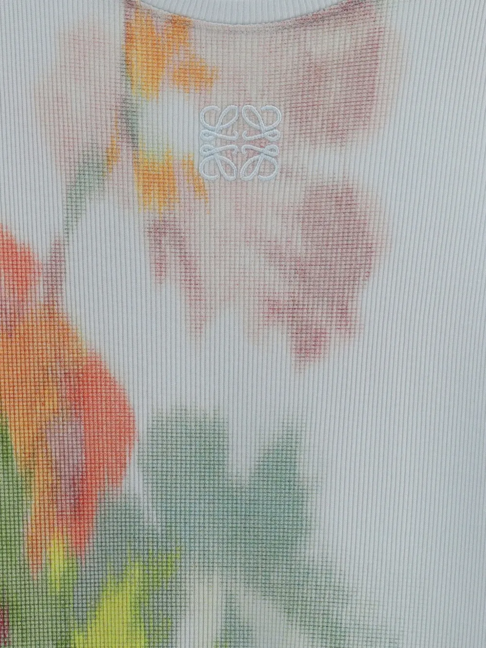 LOEWE Jurk met bloemenprint Wit