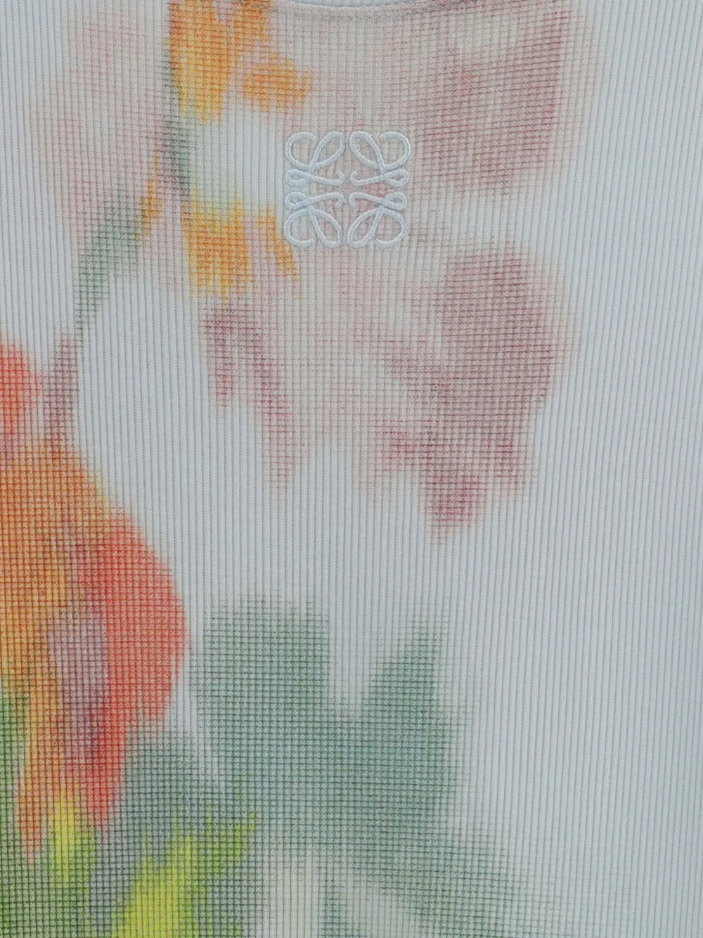 LOEWE Jurk met bloemenprint Wit