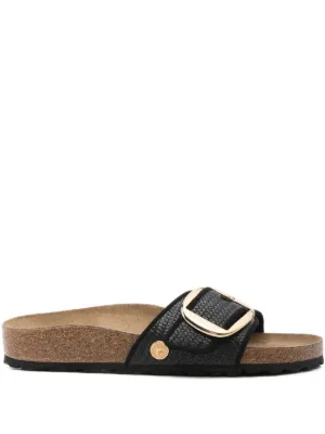 Birkenstock Zürich Buckled Sandals | Black | FARFETCH