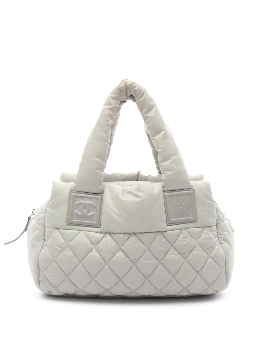 Pre-owned Chanel 2009-2010 Small Quilted Nylon Coco Cocoon Tote Bag