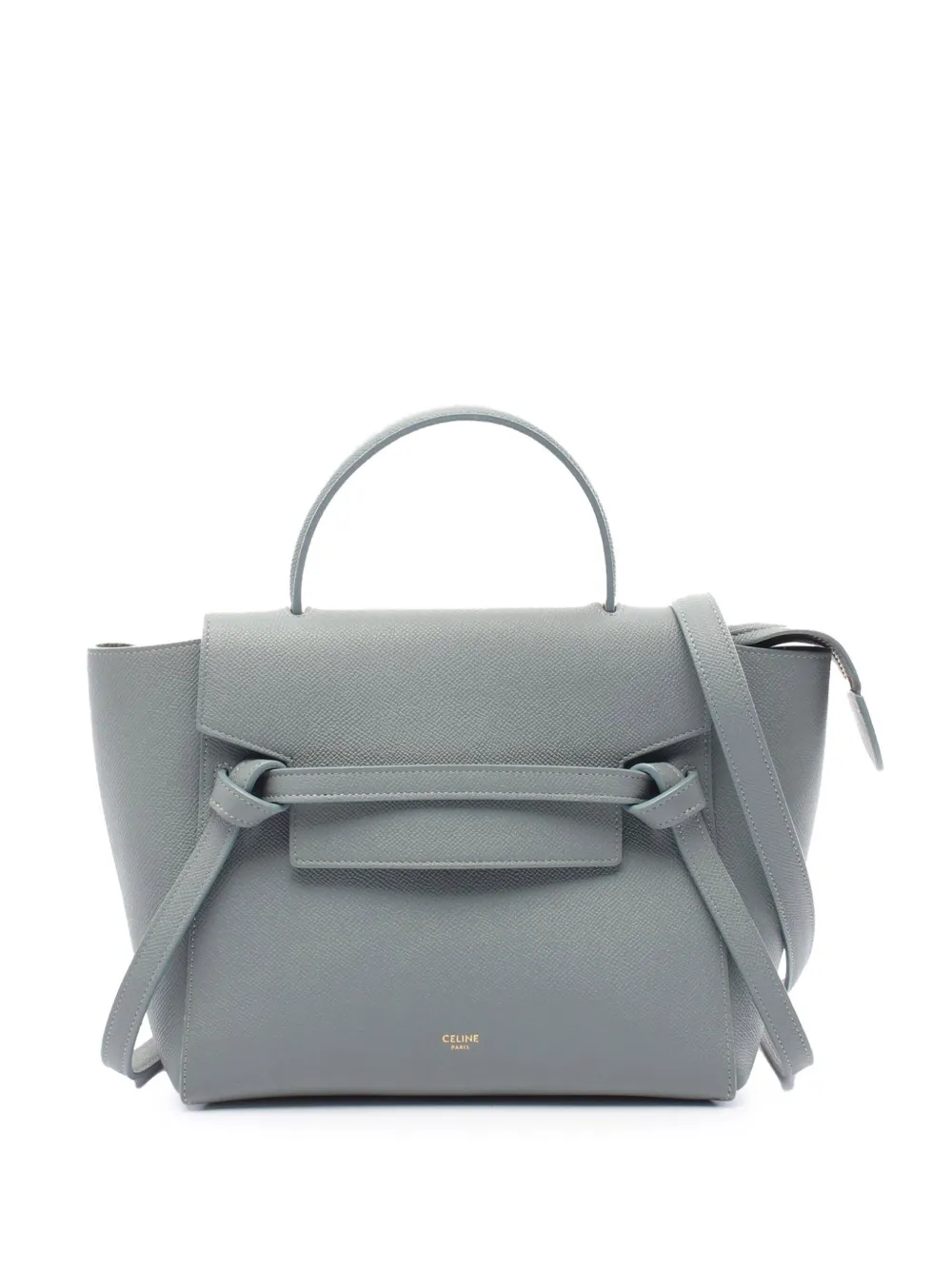 Celine Pre-Owned 2018-2025 Micro Grained Calfskin Belt Bag satchel | Blue | Image 1