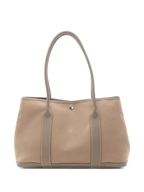 Hermès Pre-Owned 2012 Toile and Negonda Garden Party 39 tote bag