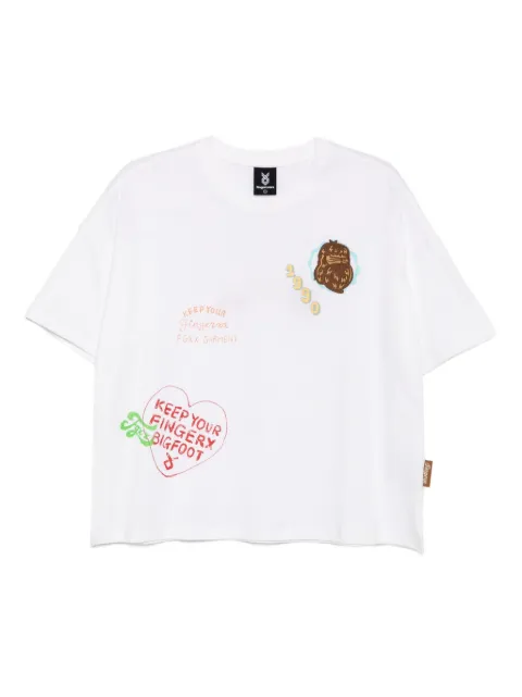 FINGERCROXX playera con logo bordado