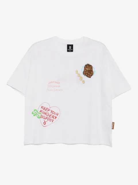 FINGERCROXX playera con logo bordado