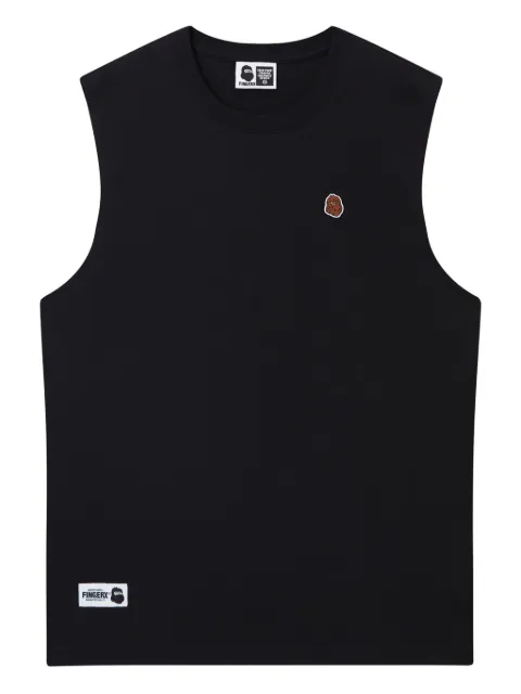 FINGERCROXX embroidered-logo sleeveless vest