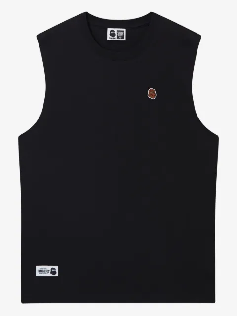 FINGERCROXX embroidered-logo sleeveless vest