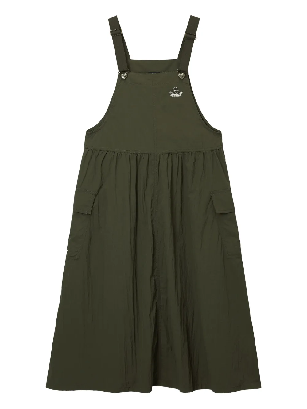 FINGERCROXX pocket sleeveless midi dress | Green | Image 1