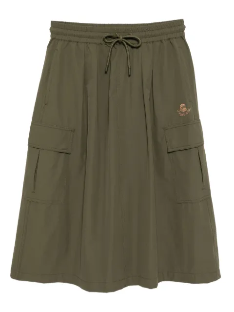 FINGERCROXX logo-embroidered skirt