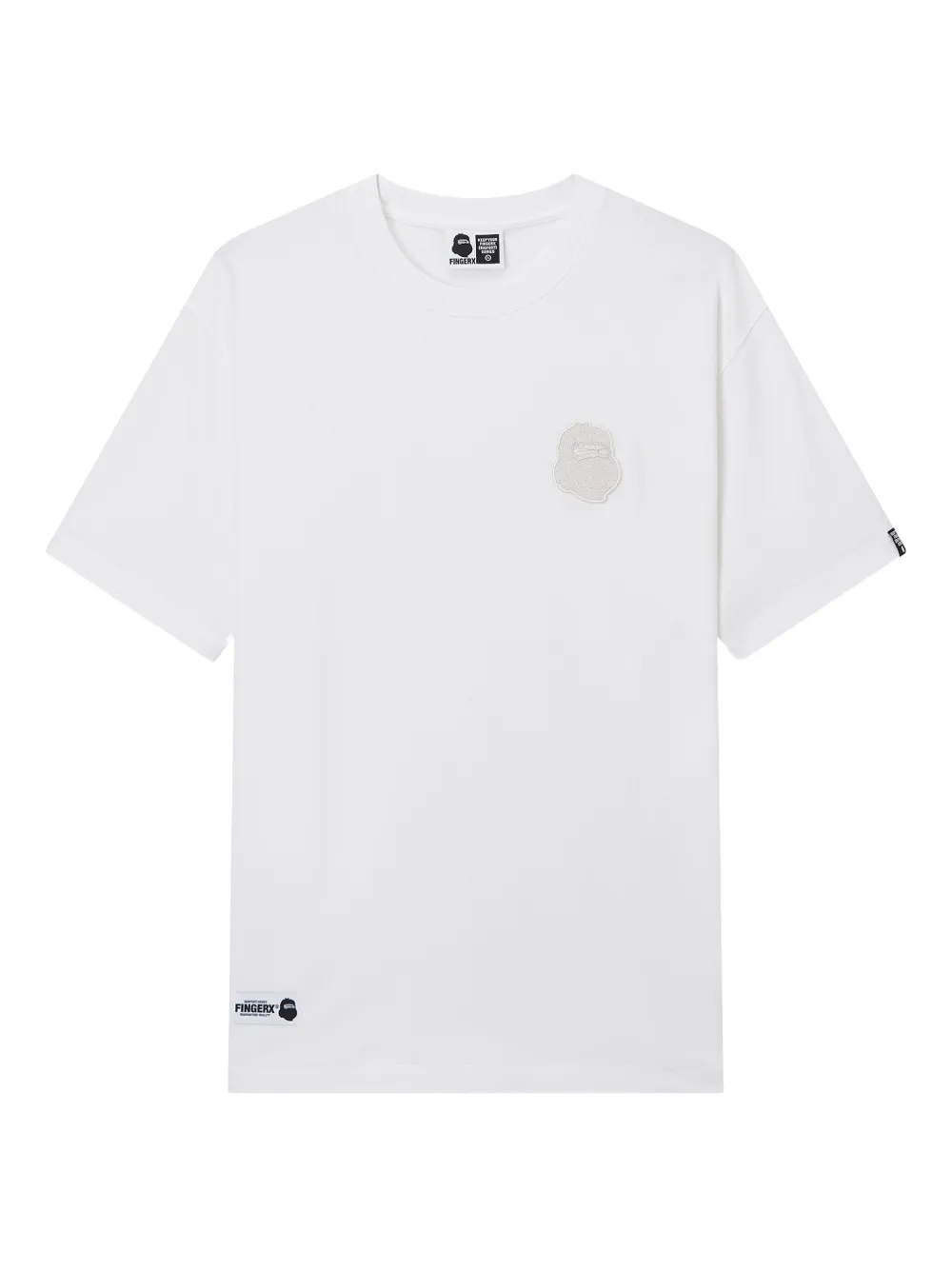 FINGERCROXX embroidered-logo T-shirt | White | Image 1