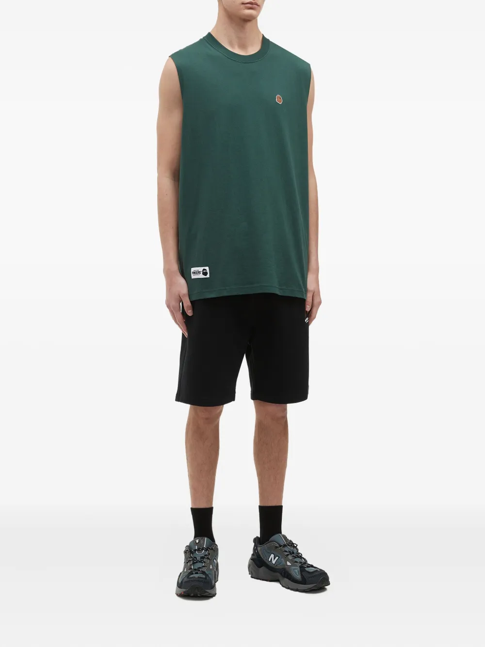 FINGERCROXX embroidered cotton vest | Vests & Tank Tops | Image 2