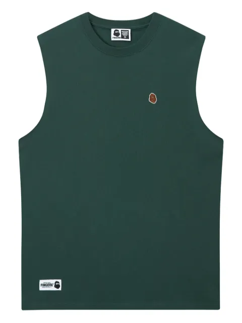 FINGERCROXX embroidered cotton vest