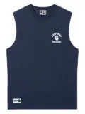 FINGERCROXX graphic-print sleeveless vest - Blue