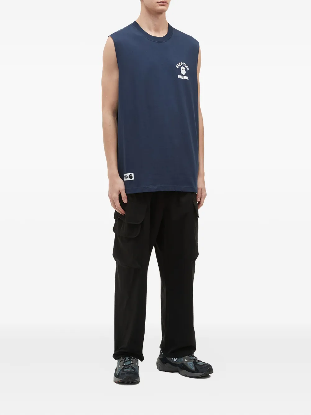 FINGERCROXX graphic-print sleeveless vest | Vests & Tank Tops | Image 2