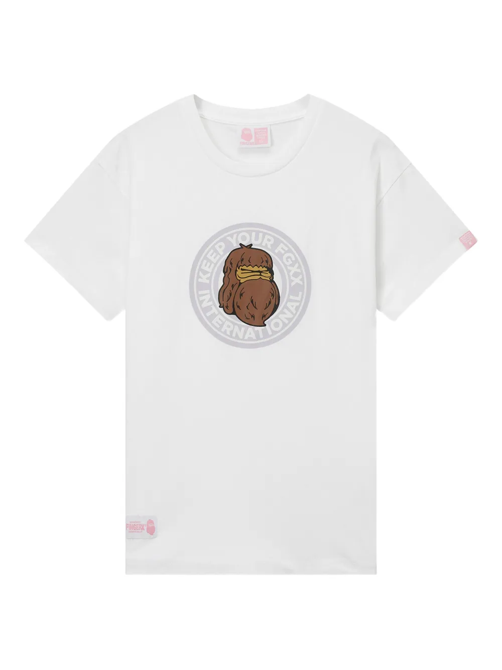 FINGERCROXX graphic-print T-shirt | White | Image 1