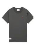 FINGERCROXX embroidered-logo cotton T-shirt - Grey