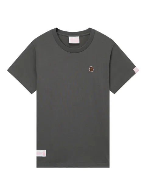 FINGERCROXX embroidered-logo cotton T-shirt