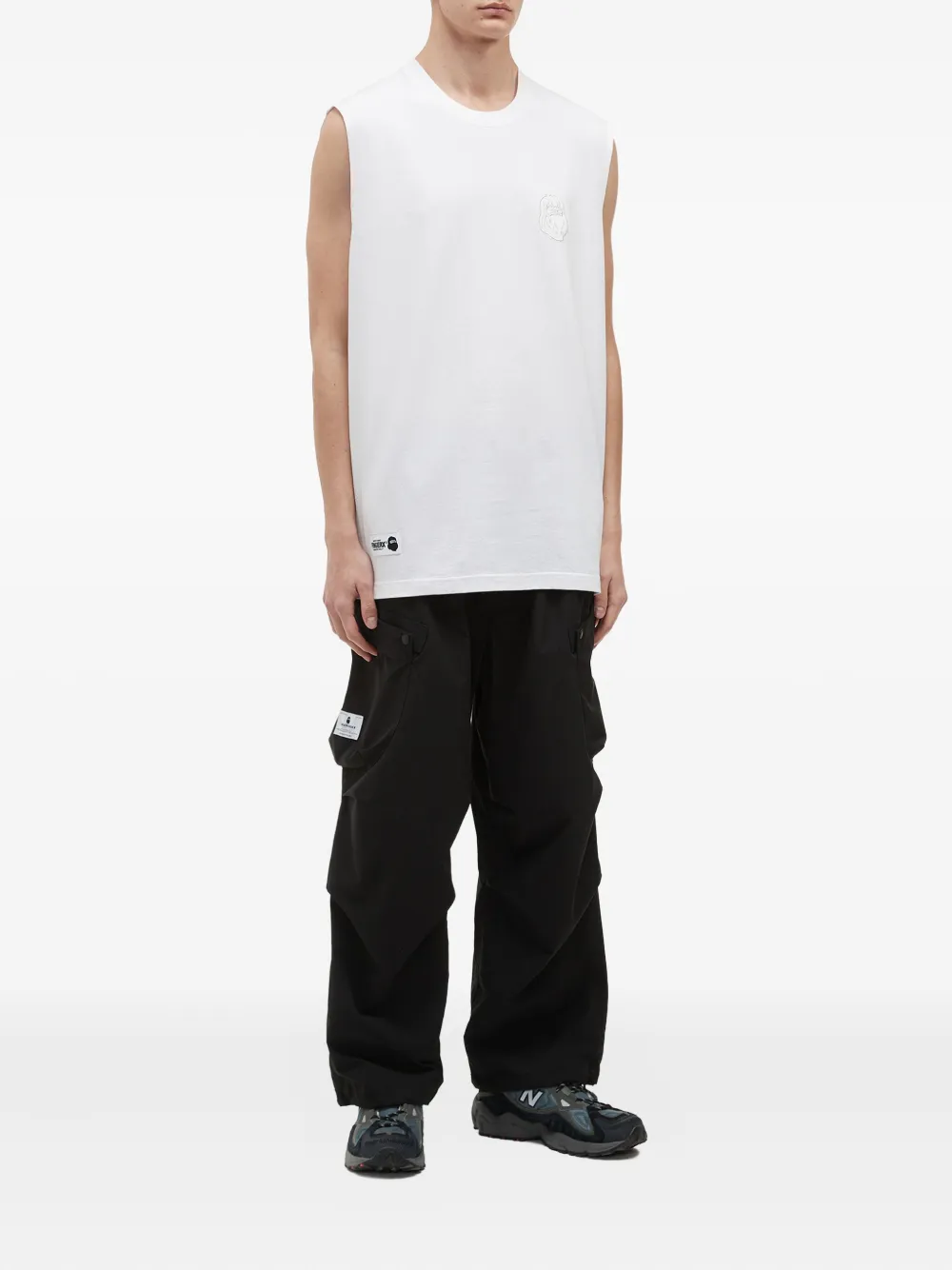 FINGERCROXX embroidered sleeveless vest | Vests & Tank Tops | Image 2