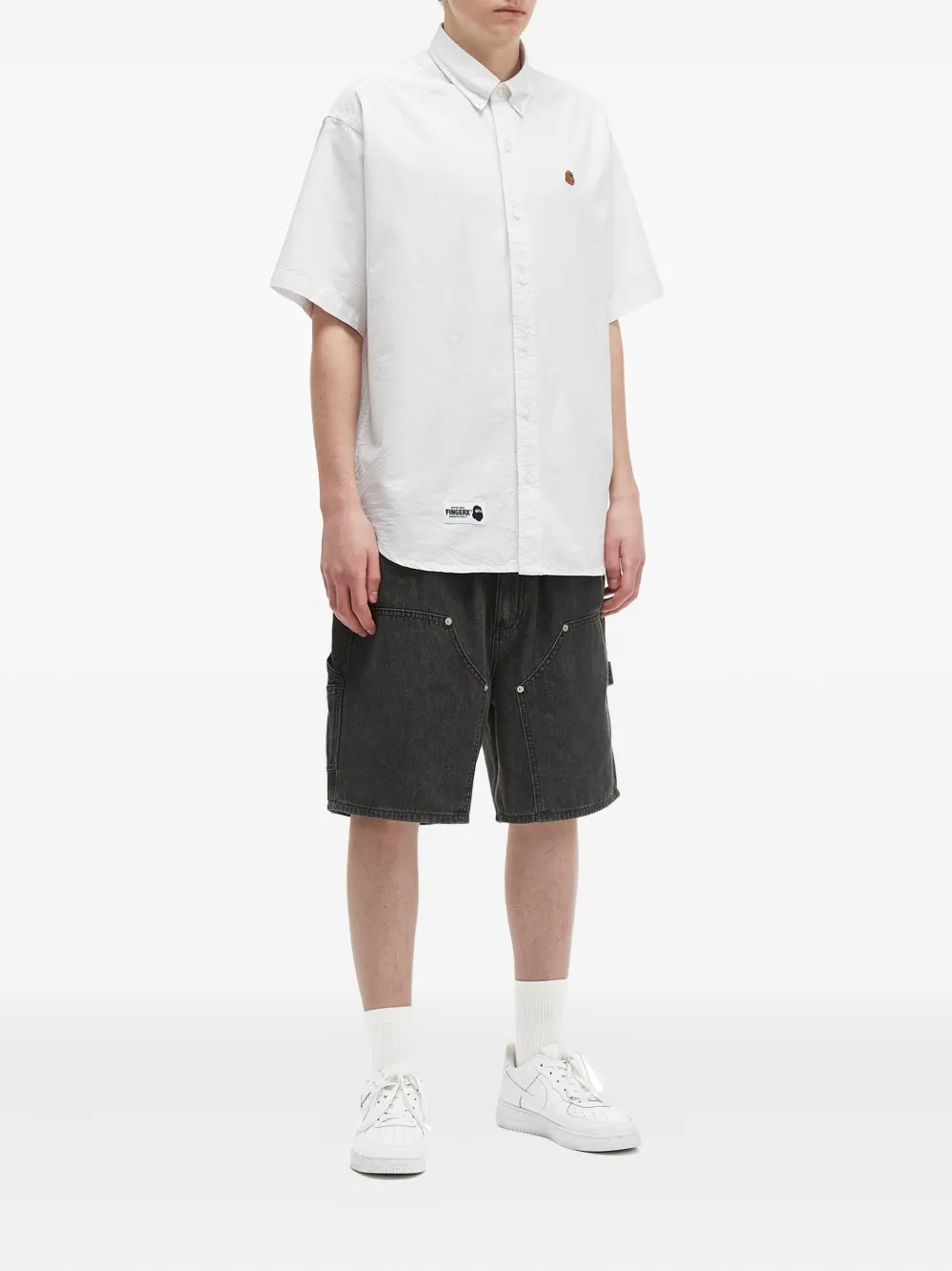 FINGERCROXX embroidered short-sleeve shirt | Image 2