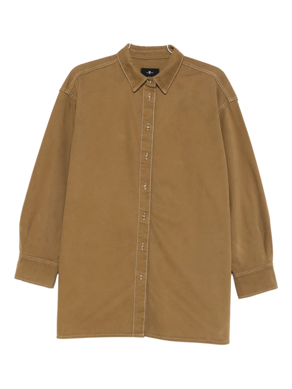 7 For All Mankind Nina button-fastening shirt Beige