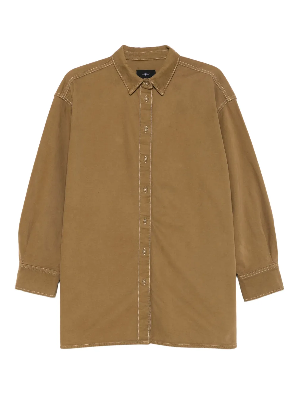 Nina button-fastening shirt