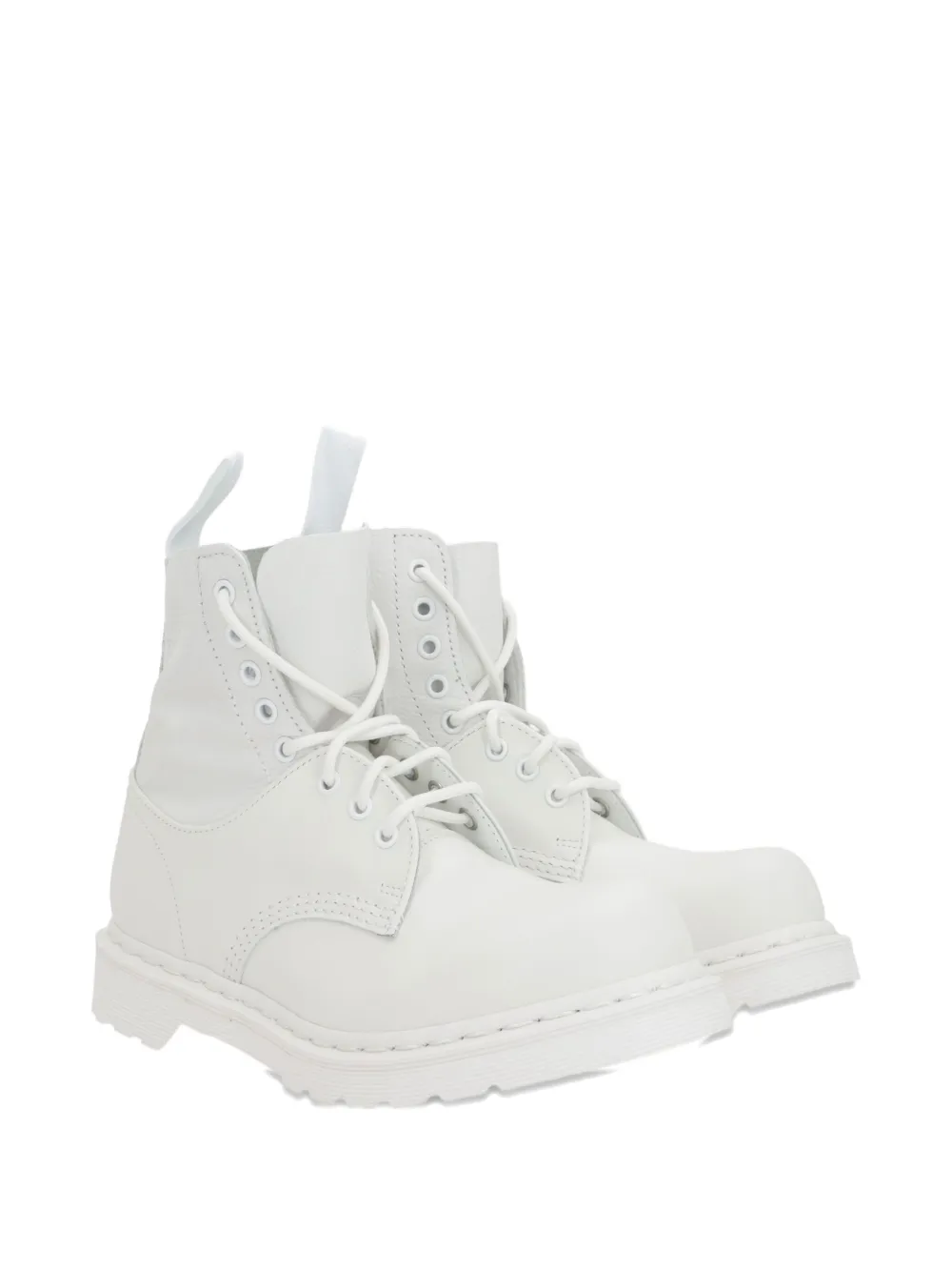Dr. Martens x MM6 Maison Margiela lace-up leather boots White