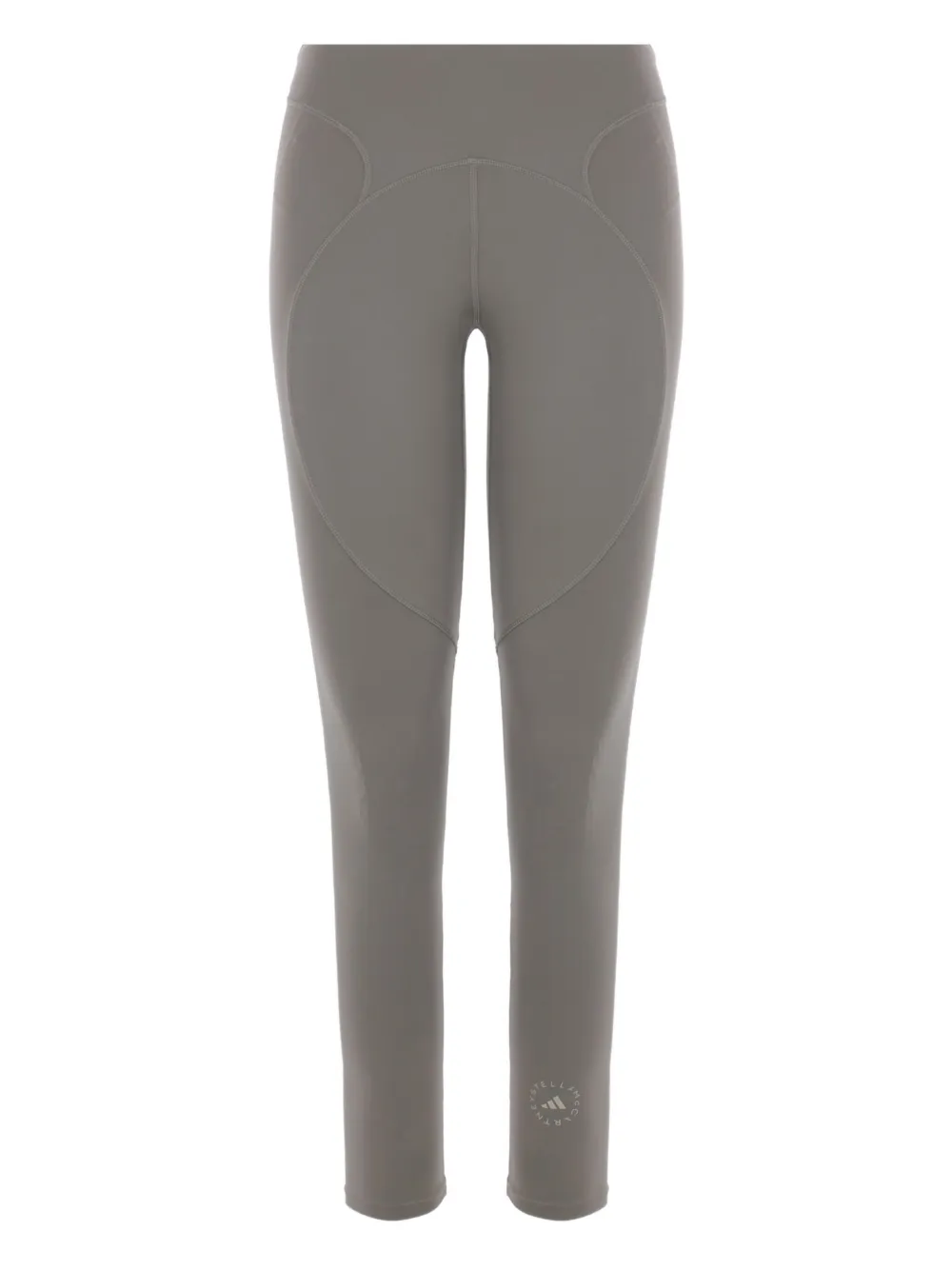 Adidas By Stella Mccartney Heart-shaped Panelled Trousers In Gray