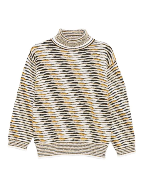 Missoni high-neck flame-pattern sweater 