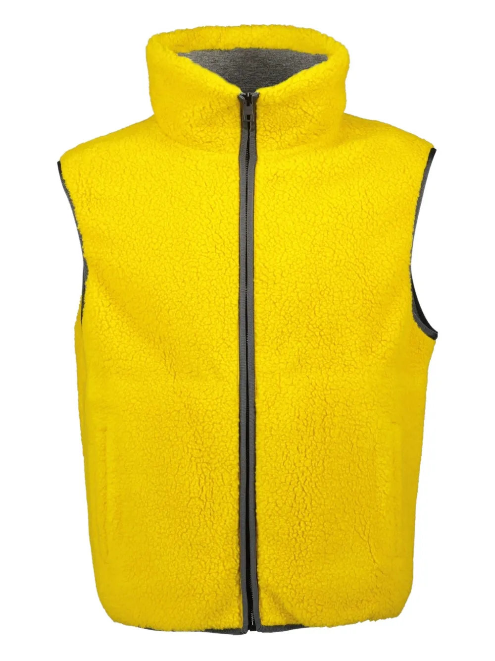 Givenchy Fleece gilet met rits Geel