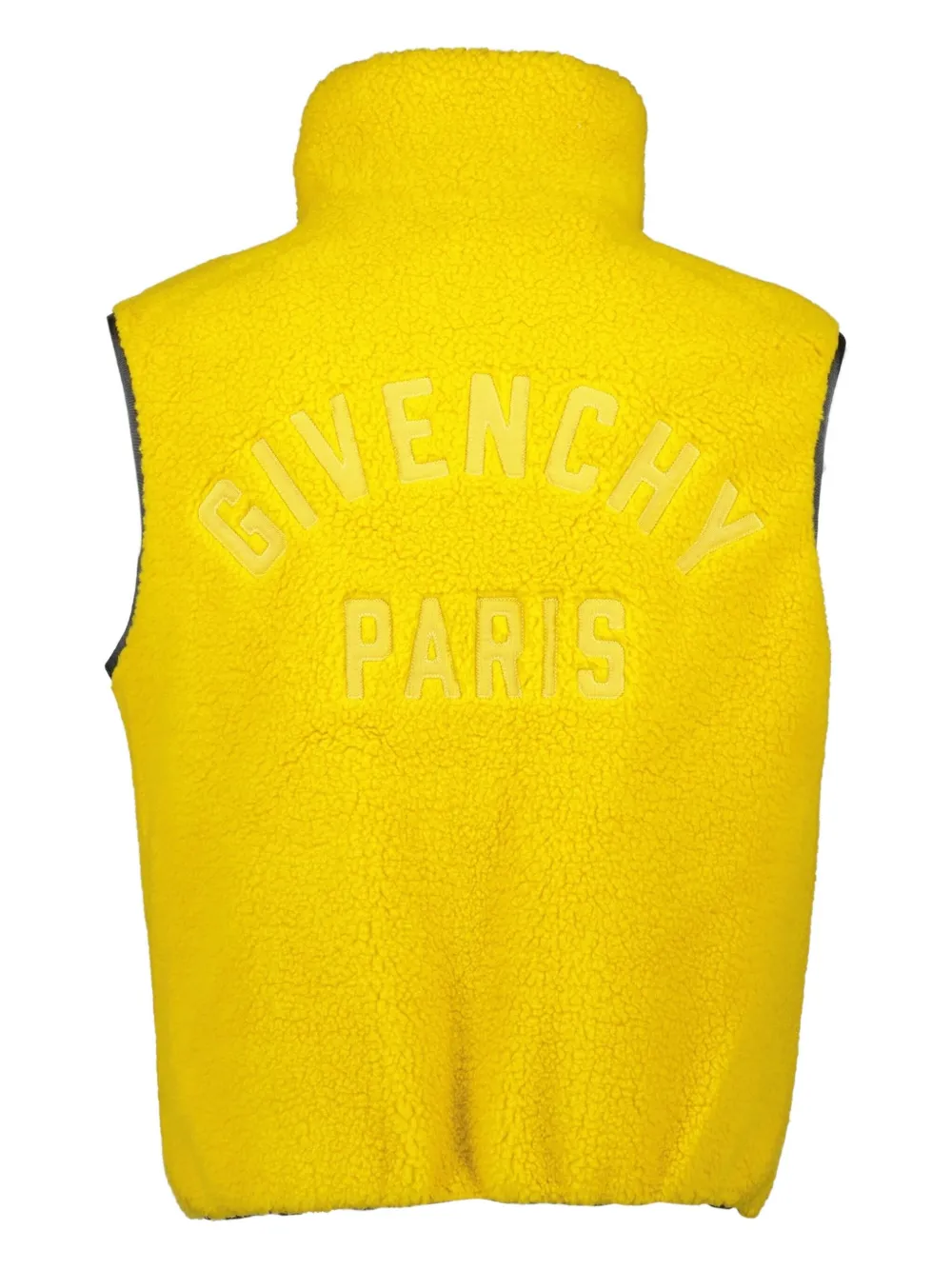 Givenchy Fleece gilet met rits Geel
