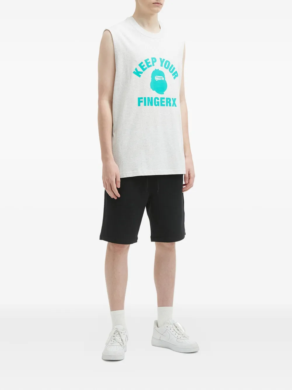 FINGERCROXX graphic-print sleeveless vest | Vests & Tank Tops | Image 2