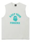 FINGERCROXX graphic-print sleeveless vest - Grey
