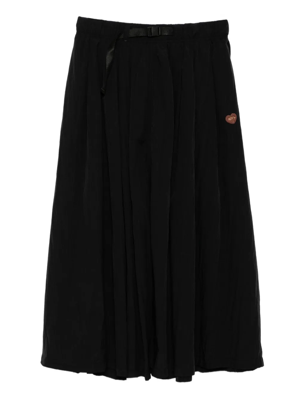 FINGERCROXX belted midi skirt | Black | Image 1