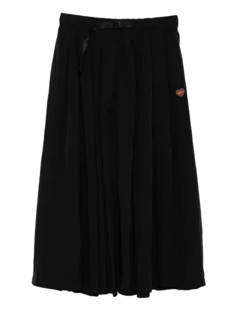 FINGERCROXX belted midi skirt