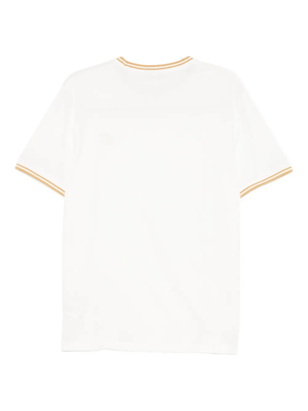 Fred Perry Twin Tipped Short Sleeved T Shirt White In White