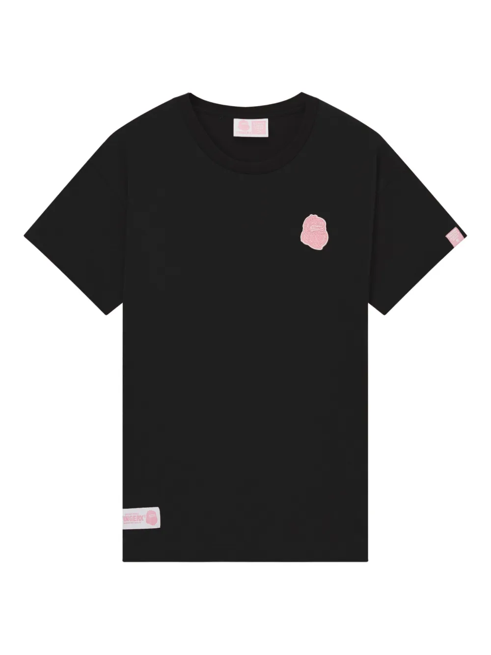 FINGERCROXX embroidered-logo T-shirt | Black | Image 1