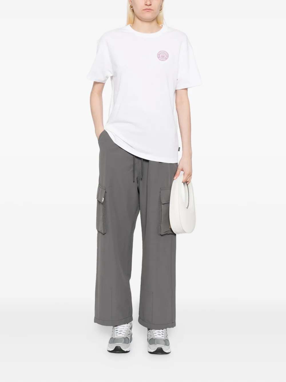 FINGERCROXX logo-patch trousers | Straight-Leg Pants | Image 2