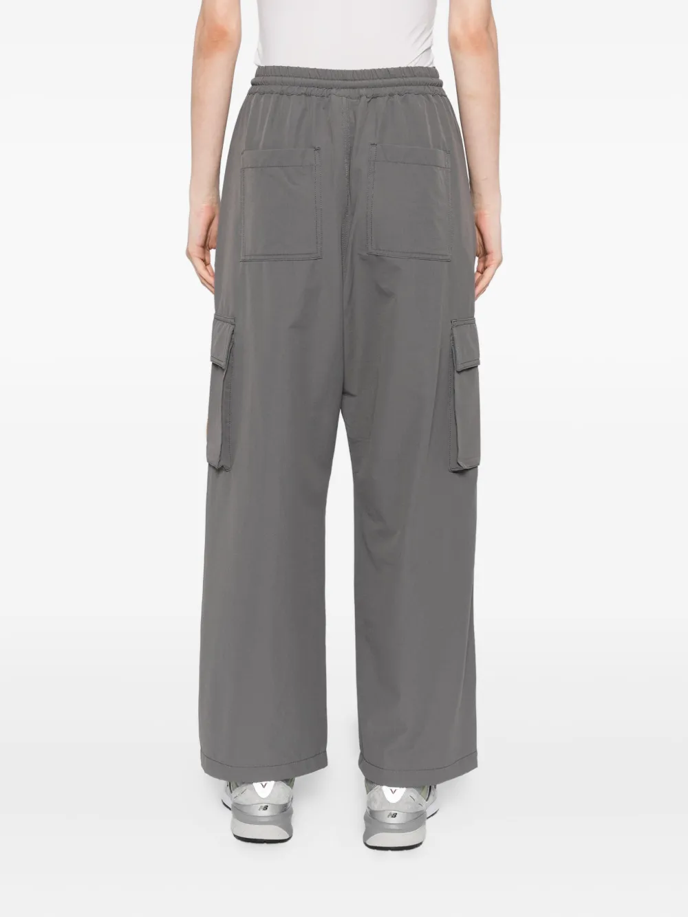 FINGERCROXX Broek met logopatch Grijs