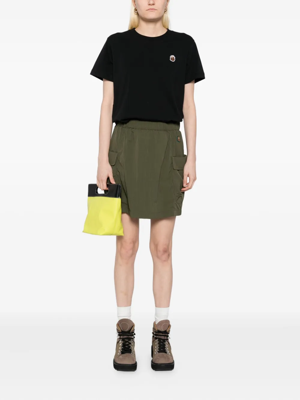 FINGERCROXX logo-patch skirt | Fitted Skirts | Image 2