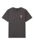 FINGERCROXX bear-print cotton T-shirt - Grey