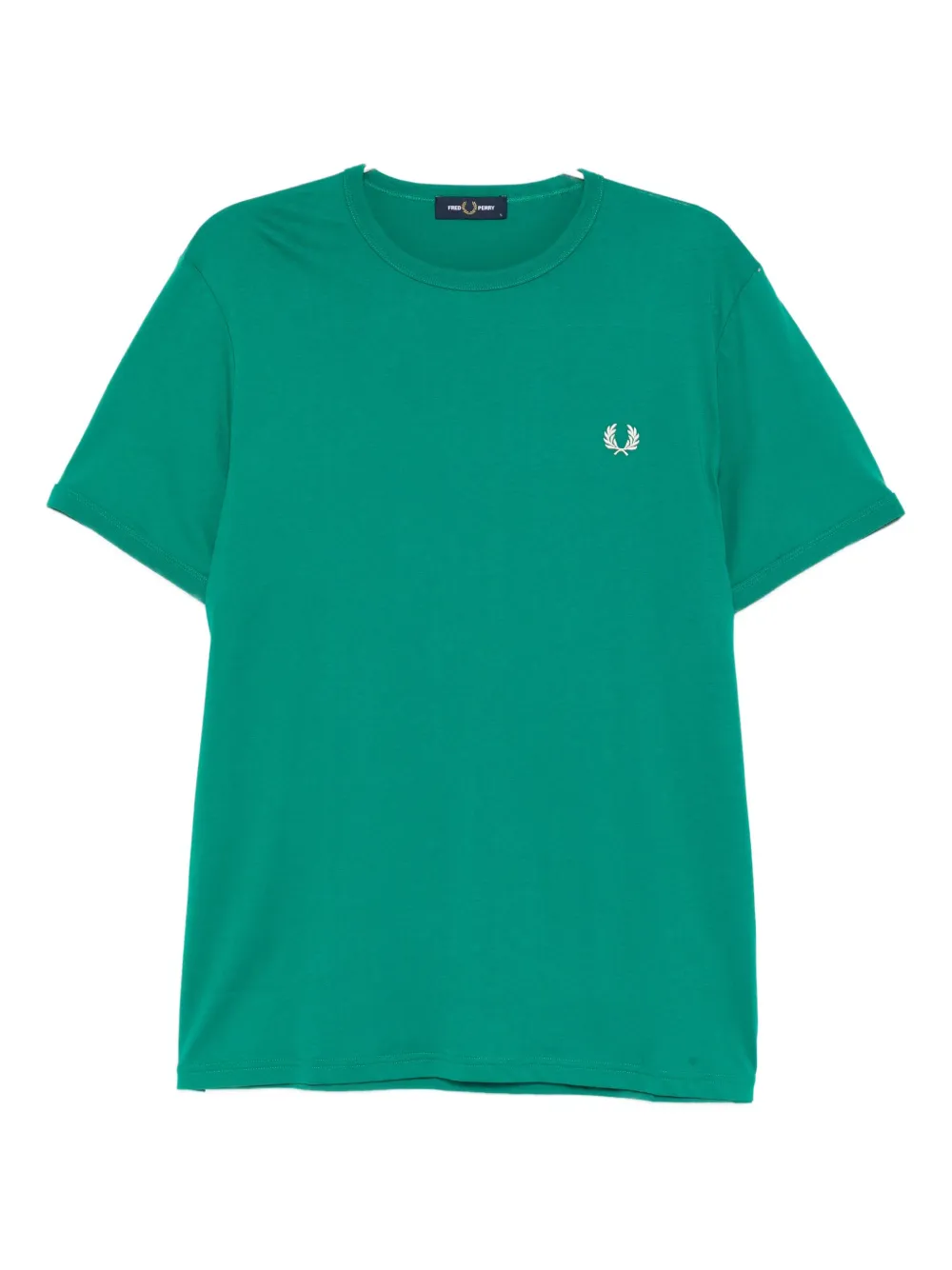 Fred Perry Ringer T-shirt In Green
