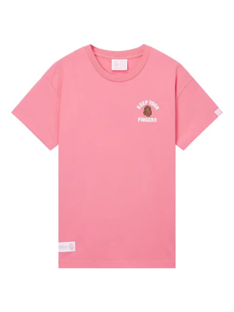 FINGERCROXX logo-embellished cotton T-shirt