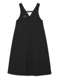 FINGERCROXX button-fastening pocket midi dress - Blue