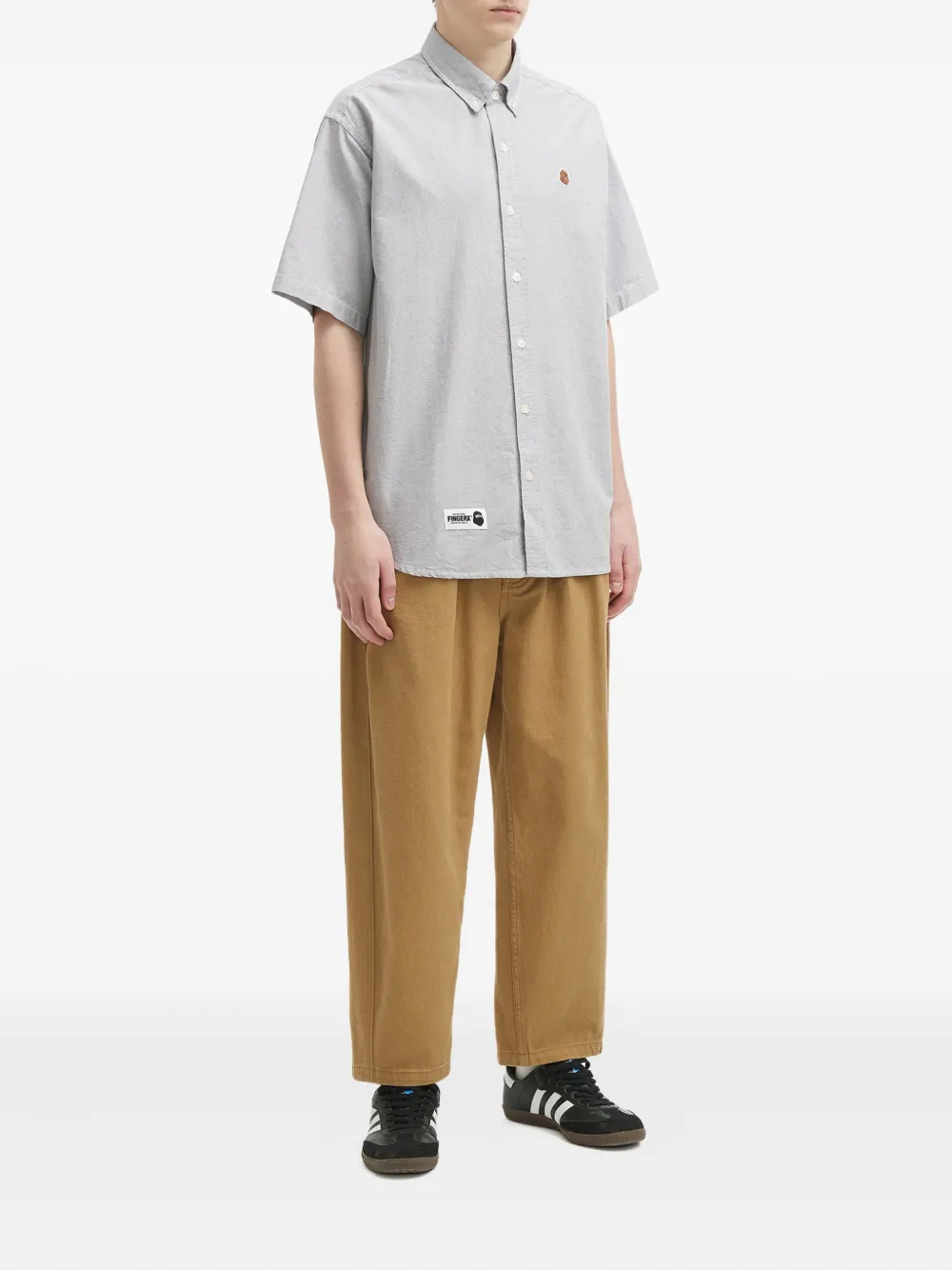 FINGERCROXX embroidered short-sleeve shirt | Image 2