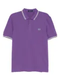 Fred Perry Twin polo shirt - Purple