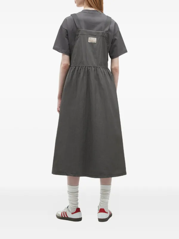 chinese dress ladies Relco Ladies Retro Mod Prince of Wales Pinafore/Tunic Dress 10 / Grey