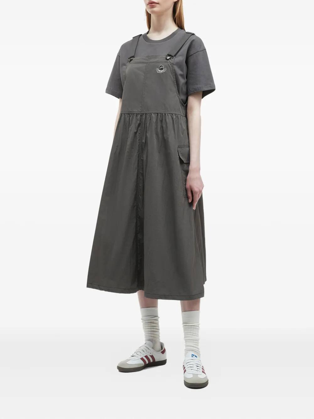 FINGERCROXX pocket pinafore midi dress | Day Dresses | Image 2