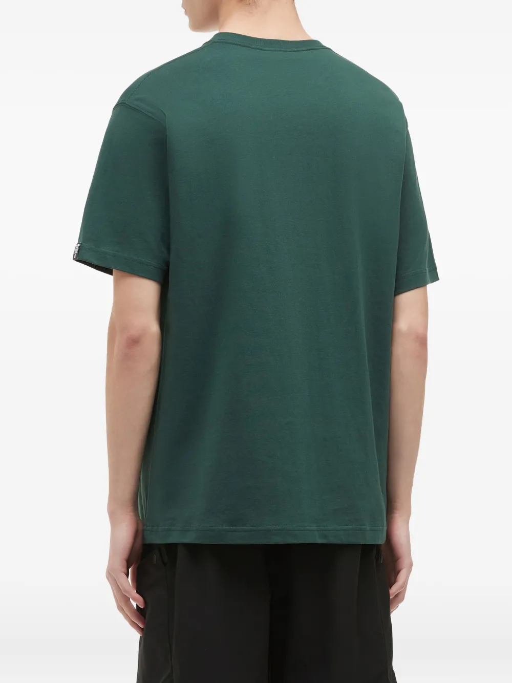 Fingercroxx Embroidered-logo T-shirt In Green