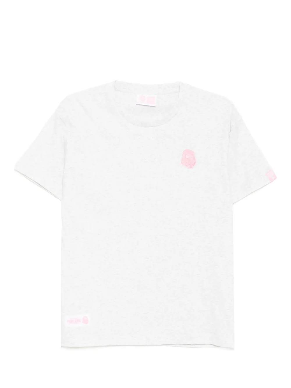 FINGERCROXX logo-patch T-shirt | Grey | Image 1