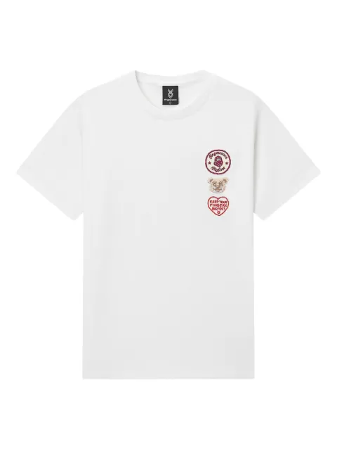 FINGERCROXX embroidered-patch T-shirt